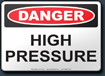 Danger High Pressure Sign
